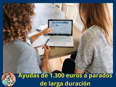 Ayudas de 1.300 euros a parados de larga duración