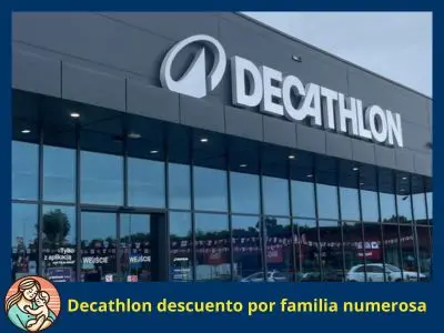 Decathlon descuento familia numerosa